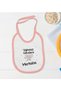 Bk Kids Hello Sleepless Nights Designed Pink Baby Bodysuit and Bib Gift Set - 1 12-18 - 3