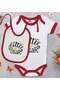 BK Kids Little Star-Designed Red Baby Bodysuit and Bib Gift Set-1, 0–3 Months