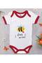 BK Kids "Be Mine" Design Red Baby Bodysuit-1, 0–3 Months