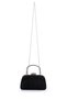 Aura Women's Evening Bag with Metal Handle and Chain Strap. - 2