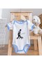BK Kids Atatürk-Themed Blue Baby Bodysuit-16, 0–3 Months - 4