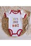Bk Kids Kids Zone Designed Red Baby Bodysuit - 1, 12-18 Months. - 3