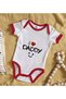 BK Kids "I Love Daddy" Red Baby Bodysuit-1, 12–18 months - 2