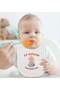 Bk Kids – I Want an Ep Design – White Baby Bodysuit and Bib Gift Set – Size 5, 12-18 Months. - 3