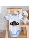 BK Kids "My Uncle Will Take Care of It" Design Blue Baby Bodysuit-1, 12–18 months - 4