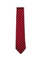 Beige Floral Patterned Red Tie – 8 cm Wide. - 7