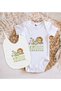 Bk Kids – I Want an Ep Design – White Baby Bodysuit and Bib Gift Set – 2 – 12-18 Months. - 2