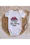 Bk Kids Baby Bodysuit with the Design "We Love the Same Man" - Model 1, 0-3 Months. - 2