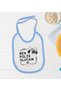BK Kids "I'm Going to Be a Police Officer" Blue Baby Bodysuit and Bib Gift Set-1, 12–18 months - 4