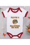 Bk Kids Player 3 Design Red Baby Bodysuit - 1, 12-18 Months.