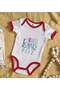 BK Kids "Lord of the Piiz" Design Red Baby Bodysuit-1, 0–3 Months - 2