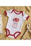 Bk Kids Bezdum Designed Red Baby Bodysuit - 2, 0-3 Months. - 2