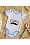Bk Kids Father Disguised Design Blue Baby Bodysuit-1 12-18 Months - 2