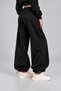 New Season Women's 3-Thread Curved Oversized Sweatpants with Cuffs - 2