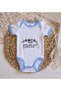 Bk Kids Uncle Daddy Design Blue Baby Bodysuit - 1, 0-3 Months. - 3