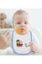 BK Kids Cute Captain-Themed Blue Baby Bodysuit and Bib Gift Set—2 en123740 - 4