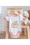 Bk Kids First Father's Day-Themed Pink Baby Bodysuit and Bib Gift Set - 1, for 3-6 Months. - 5