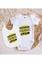 Bk Kids “Let’S Make a Mess” Design White Baby Bodysuit and Bib Gift Set - 1, 12-18 Months. - 2