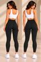 2-Piece Women's High-Waisted, Shaping, Stretchy Leggings, Suitable for Everyday Wear, Slim-Fit. - 5