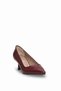 Elit Mst911R Women's Classic Heeled Shoes, Burgundy. - 2