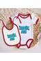 Bk Kids Nabüün Bea Designed Red Baby Bodysuit and Bib Gift Set - 1, 12-18 Months. - 2