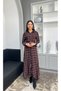 Plaid Printed Shirt Viscosa Dress
