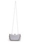 Studded, Clip-On, Double-Chain Strap Matrix Women's Evening Bag