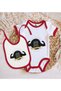 BK Kids "My Uncle Takes Care of Everything" Red Baby Bodysuit and Bib Gift Set - 1 - 2