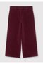 Burgundy Velvet Girls' Pants 7020048-70426 - 4