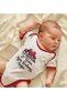 Bk Kids Red Baby Bodysuit with the Design "We Are in Love with the Same Woman" - Size 2, 0-3 Months. - 5