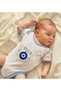Bk Kids Mashallah Design Blue Baby Bodysuit - 1, 0-3 Months. - 5