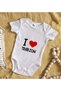 Bk Kids I Love Trabzon Designed Baby Bodysuit - Model 1, 12-18 Months. - 2