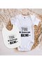 BK Kids "Cover Me" Design White Baby Bodysuit and Bib Gift Set-1, 12–18 months - 2