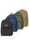 Waterproof Backpack with Laptop Compartment - Orthopedic, Multi-Compartment School, Work, Sports, Travel, Cabin-Sized Backpack (43X30X19 cm) - Unisex, Durable Canvas Fabric - Black, Green Khaki, Cream, Blue. - 3