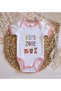 BK Kids Kid's Zone Designer Pink Baby Bodysuit-1, 0–3 Months - 3