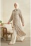 Button-Down Tunic with Shirt Collar and Daisy Print 0355-10 Vison - 2