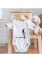 BK Kids Atatürk-Themed White Baby Bodysuit and Bib Gift Set-21, 3–6 Months - 5