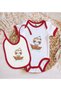 Bk Kids Cute Sailor-Designed Red Baby Bodysuit and Bib Gift Set - 1, 0-3 Months. - 2