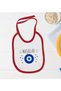 Bk Kids Mashallah Design Red Baby Bodysuit and Bib Gift Set - 1, for Ages 3-6 Months. - 4