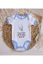 Bk Kids Baba Design Blue Baby Bodysuit - 1, 12-18 Months. - 3