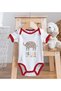 BK Kids "Hello Little One" Printed Red Baby Bodysuit-1, 12–18 months - 4