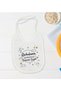 Bk Kids White Baby Bodysuit and Bib Gift Set with a Unique Design - 1, for Ages 3-6 Months. - 4