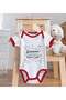 Bk Kids Red Baby Bodysuit with a Unique Design - 1, for Ages 0-3 Months. - 4