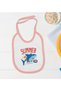 BK Kids Summer Time Patterned Pink Baby Bodysuit and Bib Gift Set-1, 12–18 months - 3