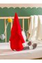New Year's Red-Padded Embroidered Baby Cushion with Santa Claus, 50 cm - 2