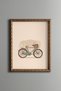 Flower Basket Bicycle - Vintage Patterned Painting - Slim Model