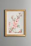 Pink Floral Branches - Vintage Patterned Painting - Slim Model