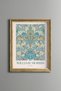 Blue and Yellow Floral Pattern - Vintage Patterned Painting - Slim Model