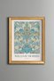 Blue and Yellow Floral Pattern - Vintage Patterned Painting - Slim Model