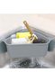 Sink Basket Strainer, Multi Functional Kitchen Triangle Drain Sink Storage Rack, Corner Shelf Sponge Holder - 4